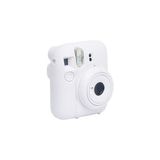 Mabelme Mini 12 Beyaz Fotoğraf Makinesi-20'li Film-Kıskaçlı Stand-Mini Albüm ve Silikon Kılıf Seti - Açık Bej