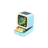 Mabelme Mini 12 Mavi Fotoğraf Makinesi-10'lu Film-Şeffaf Kılıf ve Ditoo Pro Mavi Uyarlanabilir Piksel Ekranlı Bluetooth Hoparlör - Açık Bej