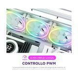 Mabelme Nzxt F120 Rgb Duo – 120 mm Çift Taraflı Rgb Fan – 20 Ayrı Ayrı Atanabilir LED – Dengeli Hava Akışı ve Statik Basınç – Akışkan Dinamik Rulman – Pwm Kontrolü – Beyaz - 0 - Siyah