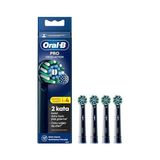 Mabelme Oral-B Şarjlı/elektrikli Diş Fırçası Vitality Pro Siyah Koruma ve Temizlik + Oral-B Action X-Filament Siyah Şarjlı Diş Fırçası Yedek Başlığı 4 Adet - Kestane Akaju - Option-1