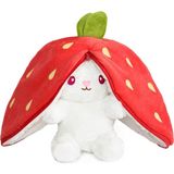 Mabelme Özgüner Oyuncak 40 cm Pelüş Çilek Tavşan,tavşan Pelüş Hayvan, Pelüş Hayvan, Çilek, Paskalya Tavşanı, Pelüş Kulaklı Çilek Çanta,peluş Çilek Tavşan, Çilek, Pelüş, Paskalya Hediye - Ahşap