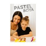 Mabelme Pastel Boya Seti, 12 Renkli, Okul ve Sanat Kullanımına Uygun, Çocuklar Için, Pastel Boya Kalemi, Kolay Uygulanabilir, Canlı Renkli, Yüksek Kalite, 12'li - -- - Option-1