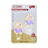 Mabelme Patrick Star Kendinden Yapışkanlı Askı 2li, Sevimli Karakter Off Mutfak ve Banyo Askısı x 2 Adet, 2 kg Taşıma Kapasiteli Güçlü Yapışkanlı Plastik Askı - 38314 - 0 - 1 Ay - 0 - 3 Yaş