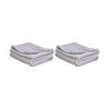 Mabelme Pet Lodix Dante Gri Köpek Battaniyesi M 70X100CM (2 Paketi) - 001-Renkli - 100 x 100 cm