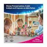 Mabelme Prenses Şatosu ve Kraliyet Hayvanları 43267-6 Yaş ve Üzeri Prenses Seven Çocuklar Için Şato ve Hayvan Figürleri Içeren Yaratıcı Oyuncak Yapım Seti, Doğum Günü Hediyesi (787 Parça) - 0 - Siyah