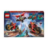 Mabelme Savaş Aracı 71844-8 Yaş ve Üzeri Çocuklar Için 2 Motosikleti, 1 Jet ve 6 Minifigür Içeren 3’ü 1 Arada Oyuncak Yapım Seti, Doğum Günü Hediyesi (561 Parça) - 0 - Siyah