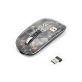 Mabelme Şeffaf Tasarımlı Kablosuz Mouse 2.4g + USB Çift Mod, 800/1200/1600 Dpı Ayarlanabilir, 75G Ultra Hafif, Manyetik Gövde, Pil Göstergeli, Ergonomik Bilgisayar Faresi | M233 (Siyah)