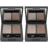 Mabelme Şekillendirici, Belirginleştirici Kahve Kaş Sabitleme Farı-Perfect Fix Brow 702 Brown (2 Paketi) - 0-Siyah