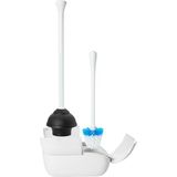 Mabelme Set Tuvalet Fırçası & Piston Kombinasyonu, Beyaz - Option-1