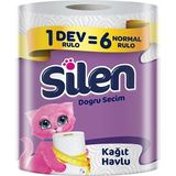 Mabelme Silen Kağıt Havlu Dev Rulo 1=6 - Ahşap