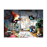 Mabelme Store 1000 Parçalı Puzzle Wd Masa - 01-Mavi