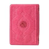 Mabelme Store 2 Renkli Pembe Hafız Boy Kur'an-I Kerim Kılıflı 2 Renkli Kuranı Kerimler