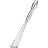 Mabelme Store 30 cm Paslanmaz Çelik Yeni Nesil Çırpma Teli, Ergonomik Tutma Yeri, Kalın Teller ve Metal Toplar ile - Mutfakta Kullanım Için Ideal - Acı Kahve