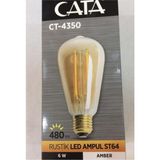 Mabelme Store 4 Watt Rustik LED Ampul CT-4350 - 0,5 W - Altın