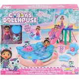 Mabelme Store 6067878 Gabbys Dollhouse Gabby ve Mercat Purr-Ific Havuz Oyun Seti