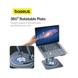 Mabelme Store Ayarlanabilir Dizüstü Bilgisayar Standı, 360 Derece Dönebilen Ayarlanabilir Dizüstü Bilgisayar Standı (Üç Katlı Versiyon) MacBook Air Pro, Xps, Hp Vb.
