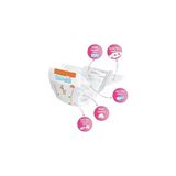 Mabelme Store Bebek Bezi 3 Numara Midi (4-9 Kg) 280 Adet – Ekstra Set - Option-1 - (ClearEyelets)Black-RadiantOrchid