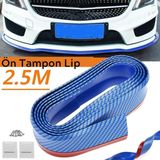 Mabelme Store Buffer® Mavi 2,5 Metre Araba Oto Ön Tampon Koruyucu Kauçuk Pratik Tampon Şerit Bant Döşeme Kiti