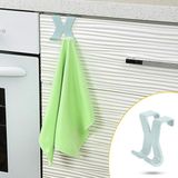 Mabelme Store Buffer® Mutfak Banyo Dolap Kapağına Takılan Meta Havlu Askılığı Aparatı