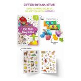 Mabelme Store Çiftlik Boyama Kitabı - Oyun Hamurlu - 3 Yaş +