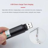 Mabelme Store Fithome 100MW Desen Başlıklı USB Şarjlı Yeşil Lazer Pointer