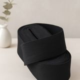 Mabelme Store Geniş Paça Lastiği 3 cm Siyah 10 M