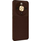 Mabelme Store Huawei Honor Magic 8 Lite Auto Focus Karbon Kapak - Kahverengi
