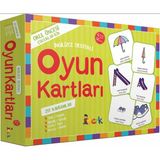 Mabelme Store Ingilizce Destekli Oyun Kartları - Zıt Kavramlar