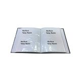 Mabelme Store Prime Fotoğraf Albümü 10X15CM 200 Lük Renkli Eyfel Kulesi Desenli Anı Albümü
