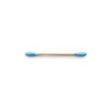 Mabelme Store The Humble Co. - Humble Brush Swabs - Blue, Bambu Kulak Çubuğu Mavi, Çevre Dostu Pamuklu Kulak Çubukları, Plastik Içermeyen Ambalaj, Doğal Renkli Pamu