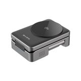 Mabelme SW-CWF116 Siyah Telefon Kulaklık Akıllı Saat 15W 3 In 1 Kablosuz Şarj Cihazı ile Uyumlu - 01P-Pembe - 35 - 48 mm - Option-1