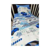 Mabelme Tek Kişilik Çarşafı Lastikli Çocuk Nevresim Takımı Araba - 001-Renkli - 100 x 100 cm