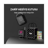 Mabelme Tiivoo-2 Fm Radyolu Taşınabilir Bluetooth Hoparlör, Piksel Sanatı, Retro, Küçük, Sevimli, Kablosuz, Vintage Dekor, Parti, Ofis, Çalışma Masası, Ev, Yatak Odası, Mutfak Için Uygundur - 01-Siyah