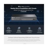 Mabelme TL-SG2210MP, Jetstream 10-Port Gigabit Smart Switch With 8-Port Poe+ - Option-1 - Beyaz