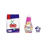 Mabelme Toz Çamaşır Deterjanı Sık Yıkananlar 5 Kg(1) Yumoş Uzman Konsantre Çamaşır Yumuşatıcısı Renk Koruma Kalıcı Koku 50 Yıkama (1 x 1200 Ml)(2) - 0,5 gr