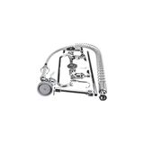 Mabelme T&s B-0133-ADF12-B Kolay Kurulumlu Duvara Monte Ön Durulama Musluğu, Ticari Mutfaklar Için. Duvar Braketi ve 30 cm Ek Musluk Dahildir. Sprey Başlığı, 1,15 Gpm Akış Hızına Sahip Yeni Doe - Ahşap
