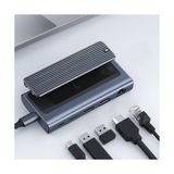 Mabelme Usb-C Docking Station With M.2 Nvme Enclosure – 4K 60Hz Hdmı, 1000MBPS Ethernet, 2×usb 3.2 Gen2 10GBPS, 90W Pd Şarj Desteği, 2280/2242 Nvme SSD Harici Disk Kutusu | ZR1145