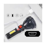 Mabelme USB Şarj Edilebilir Taşınabilir LED Torch ile 2000LM Uzun Çekim Güçlü Osl El Feneri Güçlü Spot Işığı - 0,5