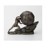 Mabelme Veronese 8 1/8 Inç Sisifos ve Ebedi Kaya Soğuk Döküm Reçine Bronz Kaplama Heykel/biblo Ev Dekorasyonu - 0 - Siyah - Option-1
