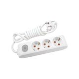 Mabelme Viko Multi-Let Kablolu Grup Priz 3 Lü 2 Metre