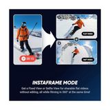 Mabelme X5 - Su Geçirmez 8k 360° Aksiyon Kamerası, Lider Düşük Işık, Görünmez Selfie Çubuğu Efekti, Sağlam ve Değiştirilebilir Lens, 3 Saatlik Pil, Dahili Rüzgar Koruması, Stabilizasyon, Üçlü Aı Chip - Option-1