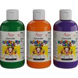 Mabelme Yeşil-Mor-Turuncu Parmak Boyası 3'lü Set 3X250GR - -- - Option-1