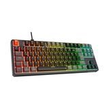 Mabelme Yoru Tkl Siyah/gri Type-C Bağlantılı Outemu Red Swich Q Mekanik Gaming Oyuncu Klavye Rgb - Option-1 - 001-Renkli