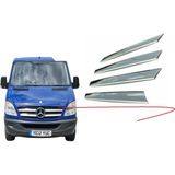Mabi Mercedes Sprinter Ön Panjur 2006-2013 Paslanmaz Çelik - 4 Parça - Krom