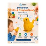 Mabs Tech Su Doldurmalı Kuş Düdüğü – Üfleyince Kuş Sesi Çıkaran Su Bülbülü – 3D Baskı Eğlenceli Oyuncak (8,5 x 4,5 cm)