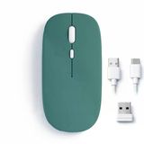 Mac İpad Pc Tablet Uyumlu Mouse Şarjlı Batarya Sessiz Tıklama Usb Dongle Ve Kablo Dahil Haki