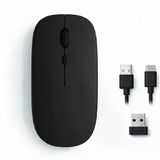 Mac İpad Pc Tablet Uyumlu Mouse Şarjlı Batarya Sessiz Tıklama Usb Dongle Ve Kablo Dahil Siyah
