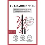 MAC Lip Pencil Dudak Kalemi Brick-O-La 1.45gm Bordo Renk Pürüzsüz ve Kremsi Formül - BRICK O-LA