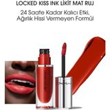 Mac Locked Kiss Ink 24HR Extra Chili 4 ml Likit Mat Ruj