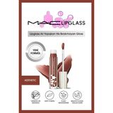 Mac M.A.C Dudak Parlatıcısı AESTHETIC Renk Tonu ile Yapışkan His Bırakmayan Gloss - 8 Saat Nemlendirme